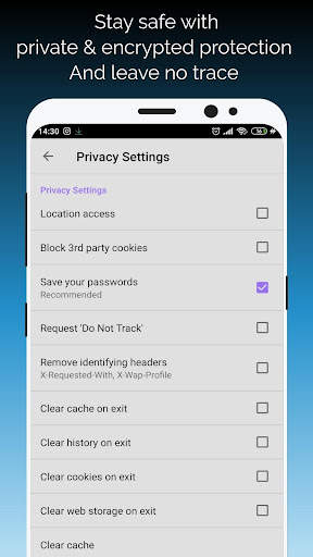 Proxy Browser - Adblock Secured Private Tor Proxy screenshot 3