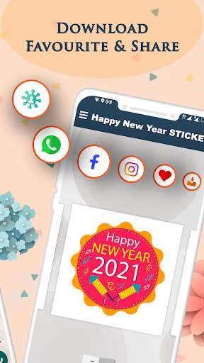 New Year GIF 2021 : New Year Stickers For Whatsapp screenshot 3