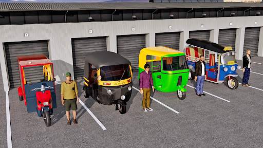 Rickshaw Driving Rickshaw Game screenshot 5