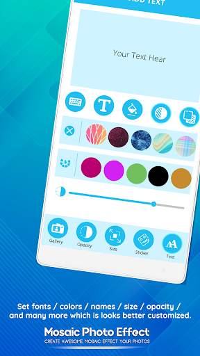 Mosaic Photo Effect: Photo Editor screenshot 5
