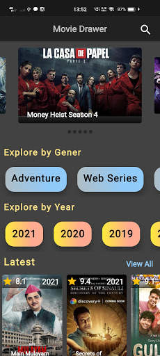 Movie Drawer - Free Movies & Web Series in HD screenshot 1