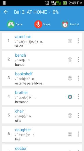 Aprender Vocabulario Ingles screenshot 2
