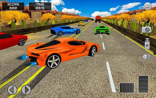 Real Car Heavy Traffic Driving Game screenshot 1