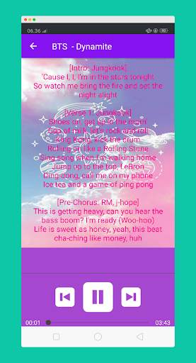 Lagu BTS - Permission to Dance Offline Lirik screenshot 8