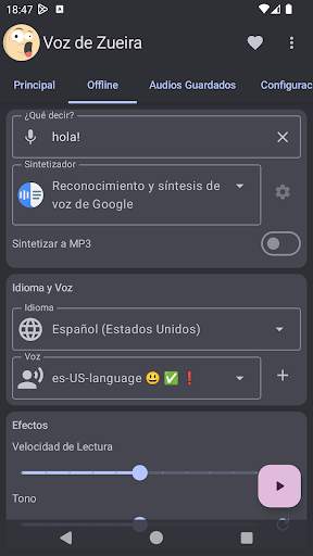 La Voz de Zueira - Texto a Voz screenshot 6