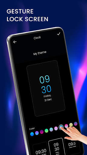 Gesture Lock screen 2 تصوير الشاشة