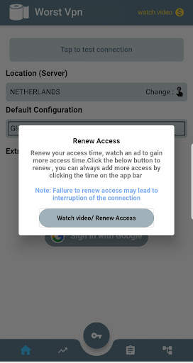 WORST VPN screenshot 2