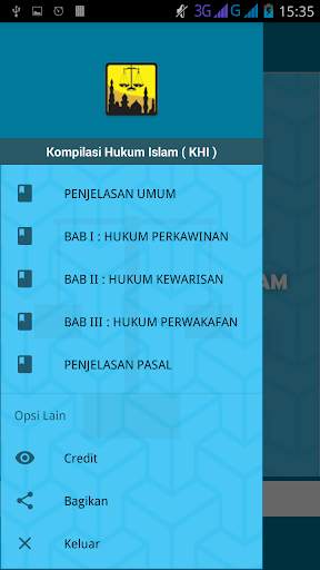 Kompilasi Hukum Islam screenshot 2