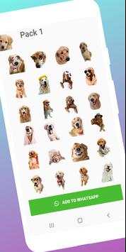 Golden Retriever Stickers for WhatsApp screenshot 5