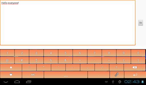 Multicolor Soft Keyboard Free screenshot 12