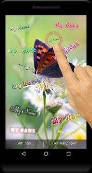 My Name Text Live Wallpaper screenshot 5