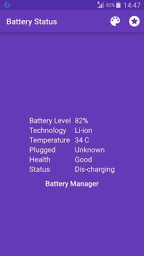Battery Status   Widget screenshot 1