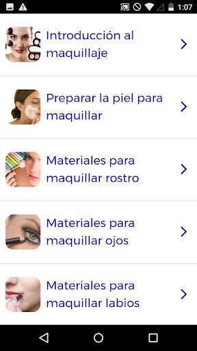 Curso de Maquillaje screenshot 1