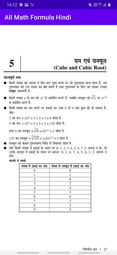 All Math Formula In Hindi Offline screenshot 8