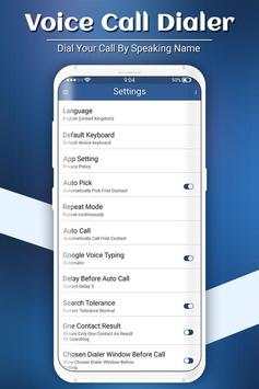Voice Call Dialer 5 تصوير الشاشة