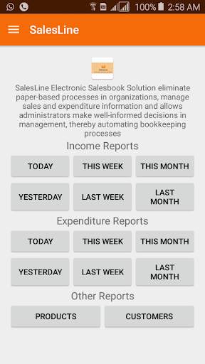 SalesLine Salesbook & Inventory Management 3 تصوير الشاشة