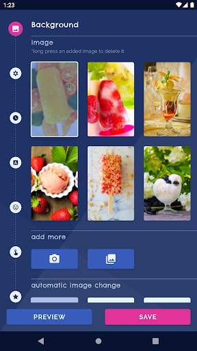 Ice Cream Live Wallpaper screenshot 1