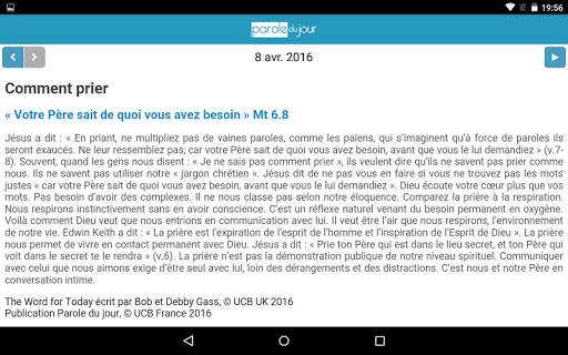 Parole du Jour screenshot 3