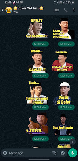 Stiker WA Lucu Untuk Whatsapp screenshot 3