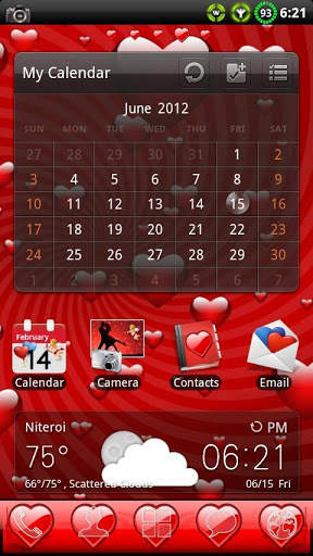 Valentine´s GO Launcher Theme screenshot 6