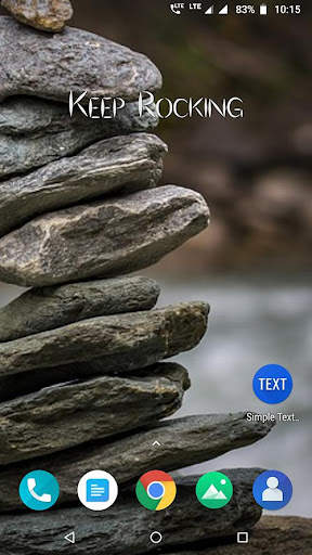 Simple text widget - Text widget for android स्क्रीनशॉट 5