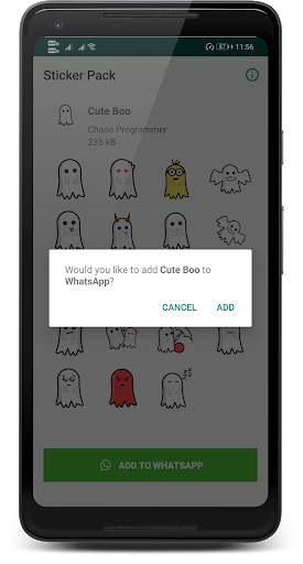 Cute Boo - Sticker pack screenshot 2