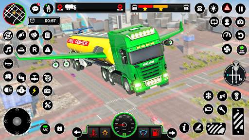Oil Tanker Flying Truck Games screenshot 2