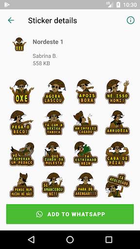 Figurinhas do Nordeste para Whatsapp screenshot 1