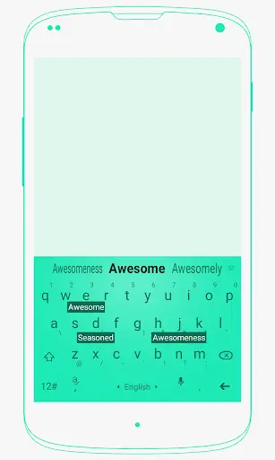Greeny Theme for TouchPal screenshot 2