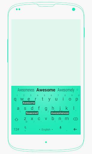 Greeny Theme for TouchPal screenshot 2
