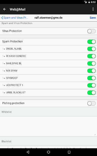 Web@Mail - Cloud based Mail ! screenshot 6