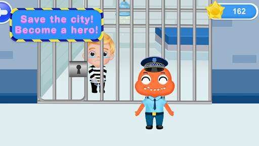 Kids Police Car Driving Game screenshot 2