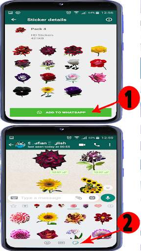 Flowers Stickers 2020 for WhatsApp - WAStickerApps screenshot 6