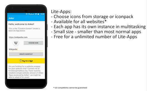 Anker - Website to App screenshot 1