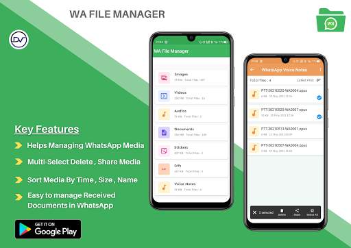 Gallery For WhatsApp and WA File, Media Manager screenshot 1