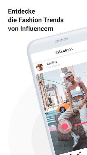 21 Buttons - Das Fashion Socia screenshot 1