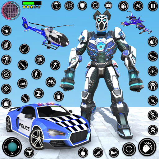 Panda Robot Cop Car Transform 1.0.4