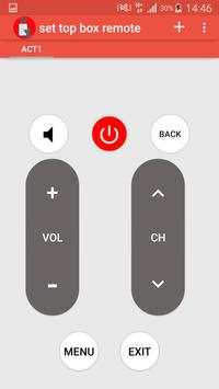 willett set top box remote screenshot 3