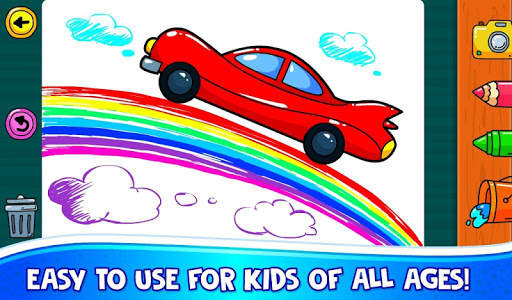Learn Coloring & Drawing Car Games for Kids स्क्रीनशॉट 4