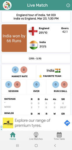 CricLine - Live Scores Line screenshot 3