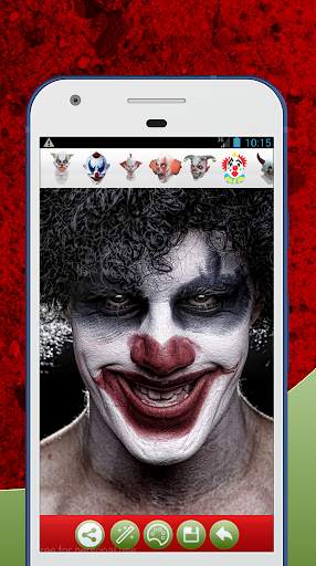 Scary Clown Face Photo Editor screenshot 2