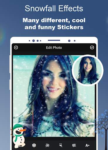 Snowfall Editor - Snowfall Photo Effects screenshot 7