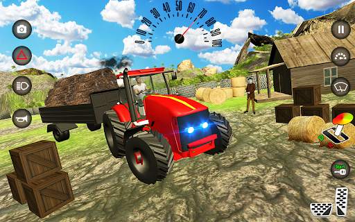 Real Tractor games 2021 driving 3D new games 2020 screenshot 1