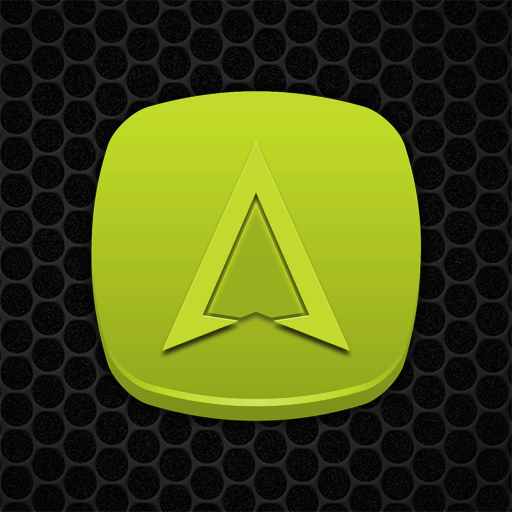 Embossed Olive Green Pop Icons icon