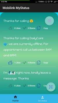 Mobilink MyStatus скриншот 2