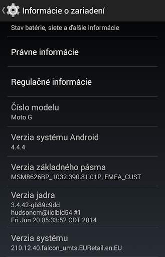 Moto G SK screenshot 1