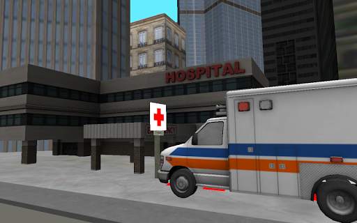 Ambulance Driving 3D screenshot 2