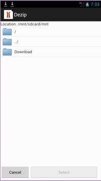 Unzip screenshot 2