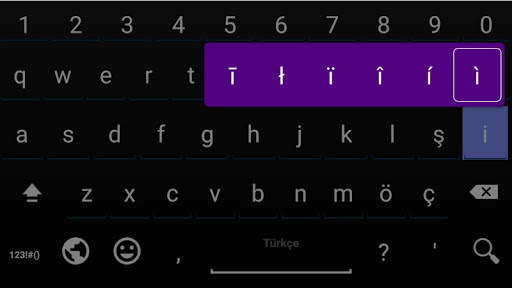 Turkish for AnySoftKeyboard screenshot 1