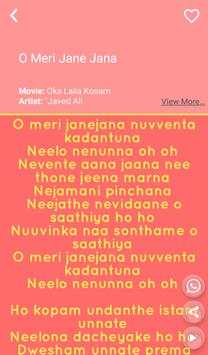 Hit Pooja Hegde Songs Lyrics screenshot 5